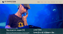 Desktop Screenshot of djsandstorm.com